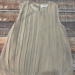 Calvin Klein XSmall blouse tan